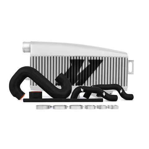 Mishimoto MMTMIC-WRX-01SLBK Top-Mount Intercooler Kit  Silver W/ Black Pipes  Fits Subaru WRX/STI 2002-2007
