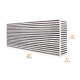 Mishimoto MMUIC-03 Universal Air-to-Air Race Intercooler Core 26in X 12 In X 4in
