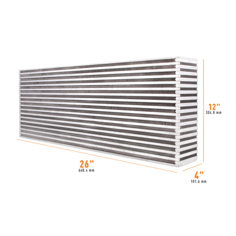 Mishimoto MMUIC-03 Universal Air-to-Air Race Intercooler Core 26in X 12 In X 4in