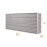 Mishimoto MMUIC-09 Universal Air-to-Air Race Intercooler Core 22 In X 6in X 3.5in