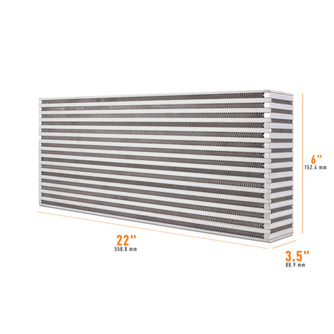 Mishimoto MMUIC-09 Universal Air-to-Air Race Intercooler Core 22 In X 6in X 3.5in