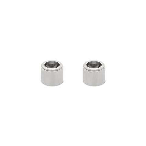 Mishimoto MMWB-38 3/8in NPT Weld-on Bung  Aluminum  Pack Of 2