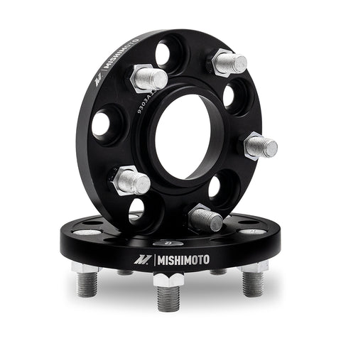 Mishimoto MMWS-002-200BK Wheel Spacers  Black  5X114.3  64.1mm Center Bore  M12 X 1.5  20mm
