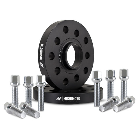 Mishimoto MMWS-009-150BK Wheel Spacers  Black  5x100 / 5x112  57.1 Center Bore  M14x1.5  15mm