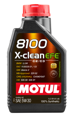 Motul 8100 X-CLEAN EFE 5W30 12X1L
