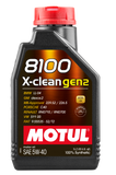 Motul 8100 X-CLEAN GEN2 5W-40 12X1L