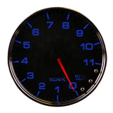 5 In. IN-DASH TACHOMETER 0-11000 RPM SPEK-PRO BLACK/CHROME