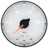 PILLAR KIT 0-60 PSI/0-2000 °F 03-09 DODGE RAM SPEK-PR WHITE DIAL BLACK BEZEL FLAT ANTIGLARE LENS