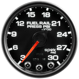 2-1/16" FUEL RAIL PRESSURE 3-30K PSI SPEK-PRO BLACK/BLACK