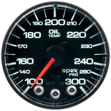 2-1/16" OIL TEMPERATURE 100-300 °F SPEK-PRO BLACK/BLACK
