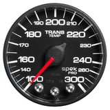 PILLAR KIT 0-35 PSI/0-2000 °F/100-300 °F 99-07 FORD SUPERDUTY SPEK-PRO BLACK DIAL BLACK BEZEL FLAT ANTIGLARE LENS