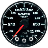 2-1/16" WATER TEMPERATURE 100-300 °F SPEK-PRO BLACK/BLACK ECU