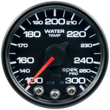 2-1/16" WATER TEMPERATURE 100-300 °F SPEK-PRO BLACK/BLACK ECU