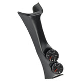 PILLAR KIT 0-60 PSI/0-2000 °F 08-10 FORD SUPERDUTY SPEK-PRO BLACK DIAL BLACK BEZEL FLAT ANTIGLARE LENS