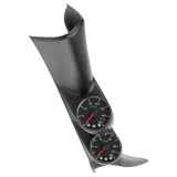 PILLAR KIT 0-35 PSI/2000 °F 01-07 GM FULL-SIZE TRUCK W/ SPEAKER SPEK-PRO BLACK DIAL BLACK BEZEL FLAT ANTIGLARE LENS