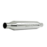 MBRP Exhaust Resonator; 2.25in. Inlet; Outlet; 22in. Body; 26in. Overall; T304