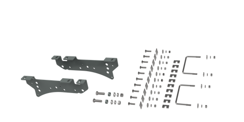 RVR2400 CUSTOM INSTALLATION KIT FOR UNIVERSAL MOUNTING RAILS FOR SOME FORD TRUCKS