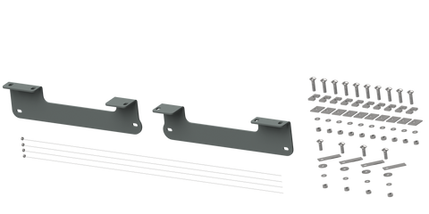 RVR2404 CUSTOM INSTALLATION KIT FOR UNIVERSAL MOUNTING RAILS FOR SOME FORD TRUCKS