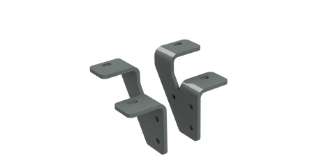 RVR3202 CUSTOM INSTALLATION KIT FOR UNIVERSAL MOUNTING RAILS FOR SOME RAM TRUCKS