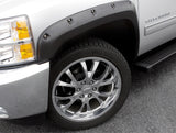 Lund RX117SA Elite Series Black Rivet Style Smooth Finish Front Fender Flares For 2014-2015 Sierra 1500