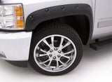 Lund RX117SA Elite Series Black Rivet Style Smooth Finish Front Fender Flares For 2014-2015 Sierra 1500