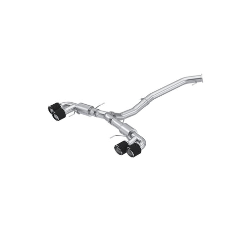 MBRP Exhaust 3.5" Cat Back Dual Split Rear T304 Quad CF Tip