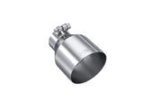 MBRP Exhaust Tip; 4.5in OD Out; 2.5in ID; 6.5in Length; Angle Cut; Single Wall; T304