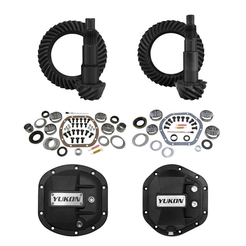 Yukon Stage 2 Jeep JK Re-Gear Kit W/Covers For Dana 30/44 4.88 Ratio 24 Spline