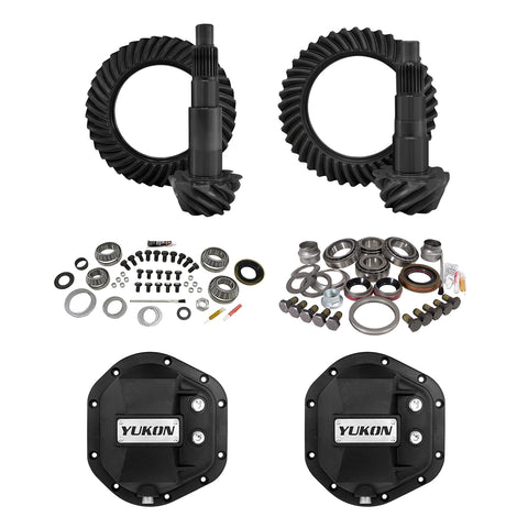 Yukon Stage 2 Jeep JK Re-Gear Kit W/Covers For Dana 44 5.38 Ratio 24 Spline