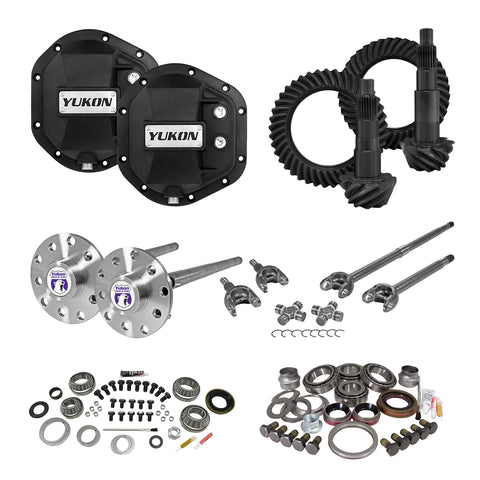 Yukon Stage 4 Jeep JK Re-Gear Kit W/Covers Fr & Rr Axles Dana 44 4.56 Ratio