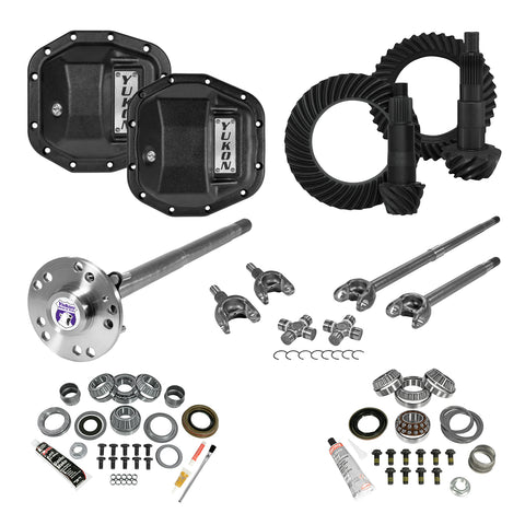 Yukon Stage 4 Jeep JL Re-Gear Kit W/Covers Fr & Rr Dana 30/44 4.88 Ratio