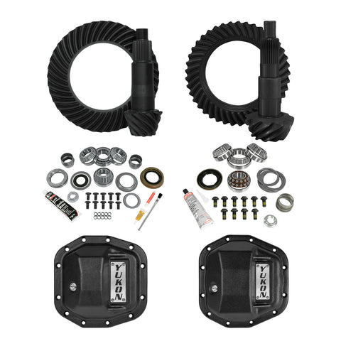 Yukon Stage 2 Jeep JL Re-Gear Kit W/Covers Dana 30/44 5.13 Ratio 24/28 Spline