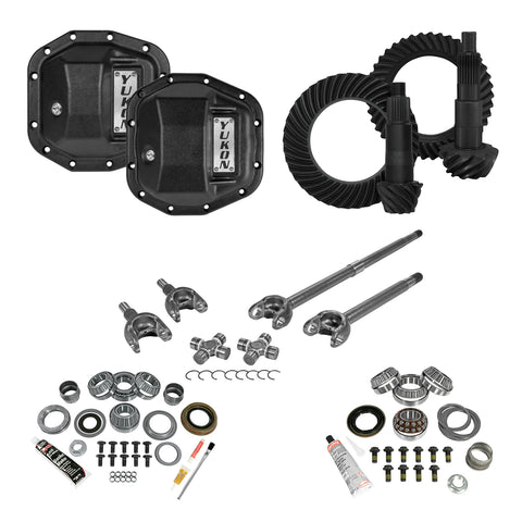 Yukon Stage 3 Jeep Re-Gear Kit W/Covers Front Axles For Dana 30/44 5.13 Ratio
