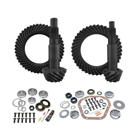 Yukon Re-Gear & Install Kit D60 Reverse/thick Front D80 Rear Ford F350 4.56