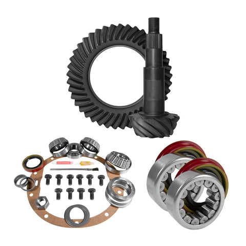 8.5" GM 3.73 Rear Ring & Pinion Install Kit Axle Bearings 1.78" Case Journal