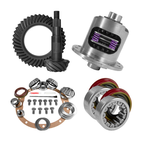 8.6" GM 3.42 Rear Ring & Pinion Install Kit 30spl Posi Axle Bearings & Seals