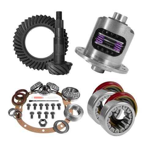 8.6" GM 3.42 Rear Ring & Pinion Install Kit 30spl Posi Axle Bearings & Seals