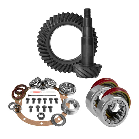 8.6" GM 3.73 Rear Ring & Pinion Install Kit Axle Bearings & Seal
