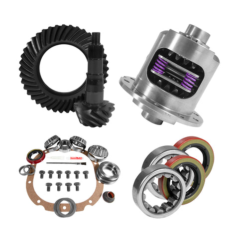 8.8" Ford 4.88 Rear Ring & Pinion Install Kit 31spl Posi 2.53" Axle Bearings