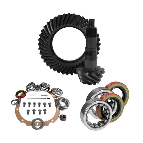 8.8" Ford 4.56 Rear Ring & Pinion Install Kit 2.53" OD Axle Bearings & Seals
