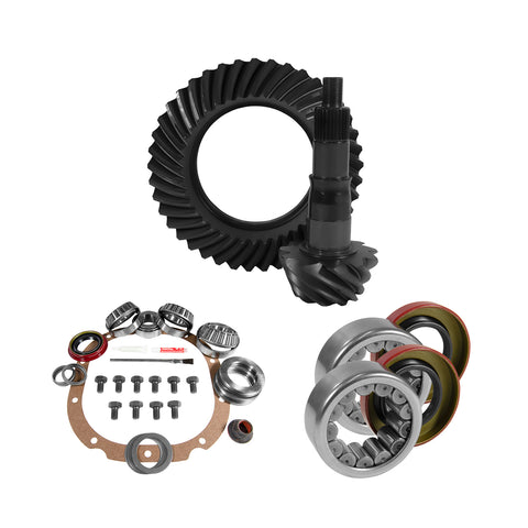 8.8" Ford 4.11 Rear Ring & Pinion Install Kit 2.99" OD Axle Bearings & Seals