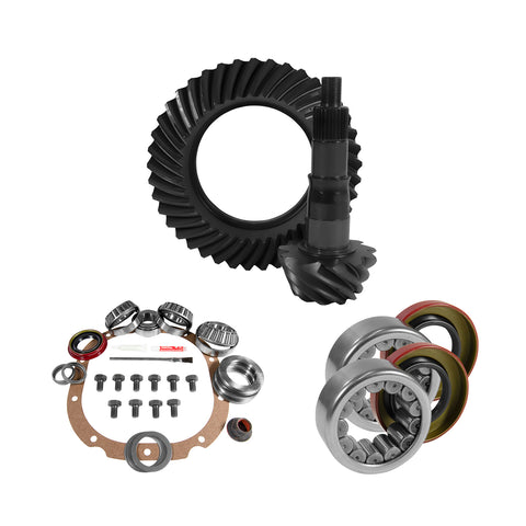 8.8" Ford 3.55 Rear Ring & Pinion Install Kit 2.99" OD Axle Bearings & Seals