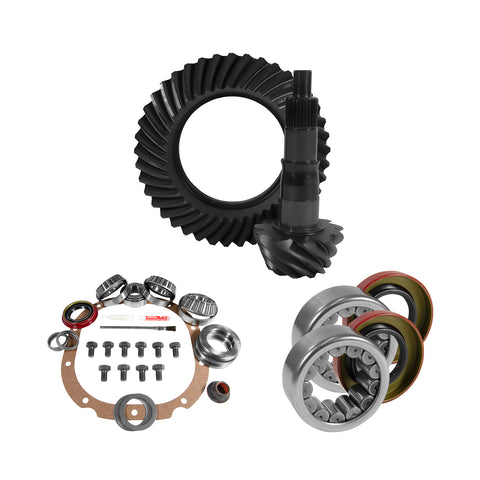 8.8" Ford 4.56 Rear Ring & Pinion Install Kit 2.99" OD Axle Bearings & Seals