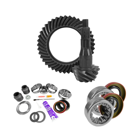 9.75" Ford 3.73 Rear Ring & Pinion Install Kit 2.99" OD Axle Bearings & Seals