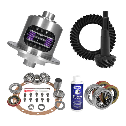 8.2" GM 3.08 Rear Ring & Pinion Install Kit 28spl Posi 2.25" Axle Bearings