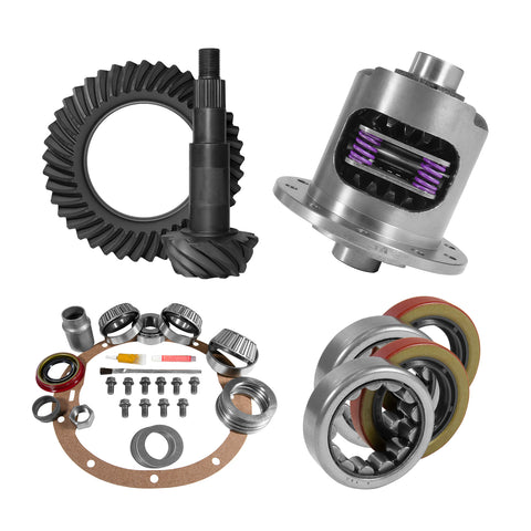 8.2" GM 3.55 Rear Ring & Pinion Install Kit 28spl Posi 2.25" Axle Bearings