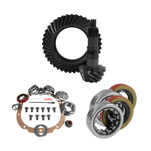 8.8" Ford 3.73 Rear Ring & Pinion Install Kit 2.25" OD Axle Bearings & Seals
