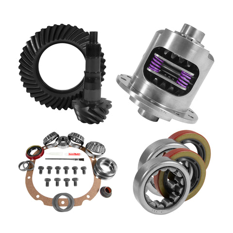 8.8" Ford 3.55 Rear Ring & Pinion Install Kit 28spl Posi 2.25" Axle Bearings