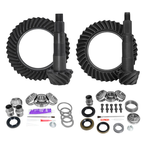 Ring & Pinion Gear Kit Package Front & Rear With Install Kits - Toyota 8.4/7.5R