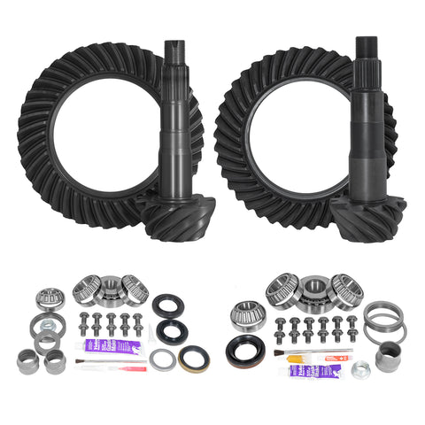 Ring & Pinion Gear Kit Package Front & Rear With Install Kits - Toyota 8.2/8"IFS